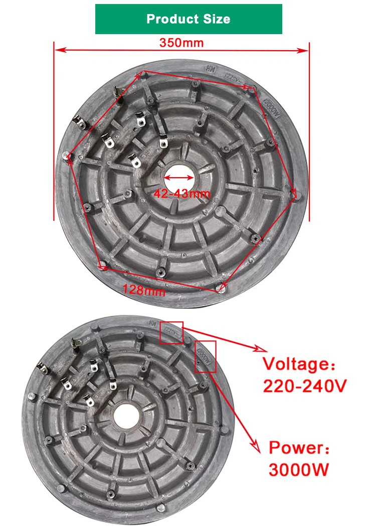 3000w industrial rice cooker heating plate 7 3000w industrial rice cooker heating plate 7